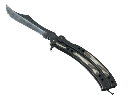 ★ StatTrak™ Butterfly Knife | Black Laminate (Factory New)