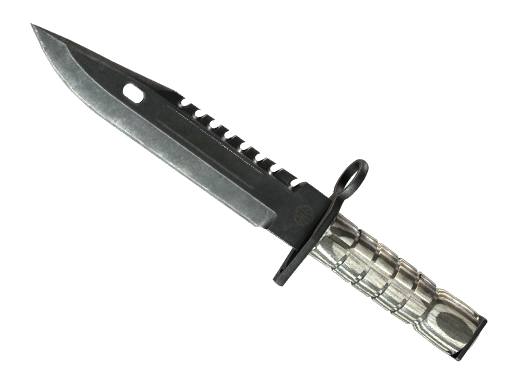 ★ StatTrak™ M9 Bayonet | Black Laminate (Well-Worn)