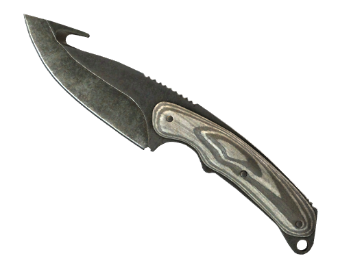 ★ StatTrak™ Gut Knife | Black Laminate (Battle-Scarred)