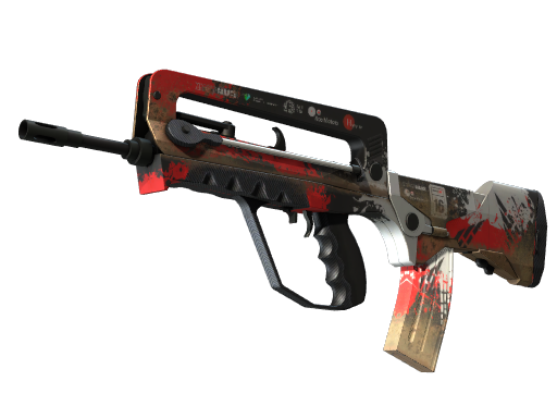 StatTrak™ FAMAS | Roll Cage (Minimal Wear)