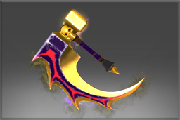 Corrupted Golden Offhand Basher of Mage Skulls