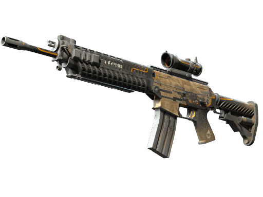 StatTrak™ SG 553 | Triarch (Battle-Scarred)