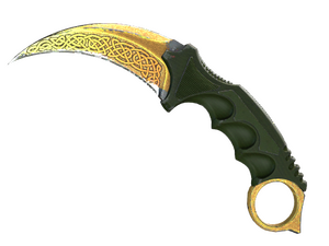 ★ StatTrak™ Karambit | Lore (Well-Worn)