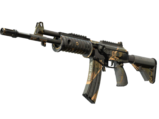 StatTrak™ Galil AR | Black Sand (Battle-Scarred)