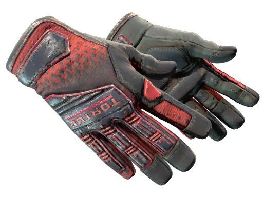 ★ Specialist Gloves | Crimson Kimono (Battle-Scarred)