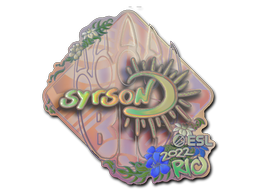 Buy Sticker | syrsoN (Holo) | Rio 2022 – price from $0.50 - Buy skins ...