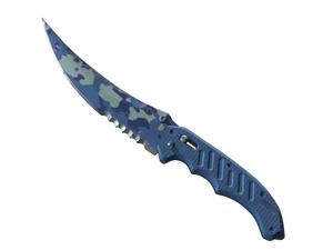★ StatTrak™ Flip Knife | Bright Water (Well-Worn)