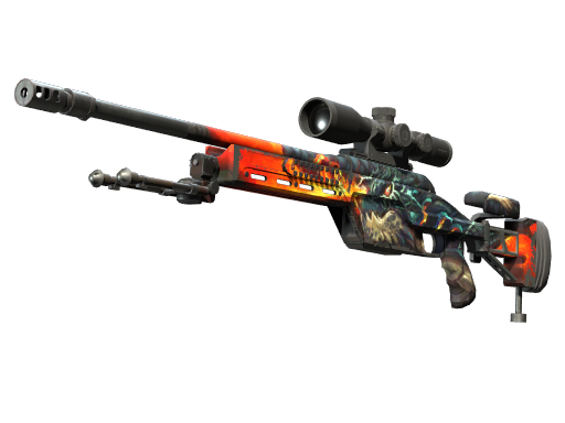 SSG 08 | Dragonfire (Well-Worn)