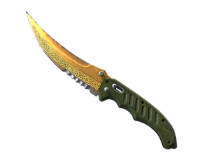 ★ StatTrak™ Flip Knife | Lore (Well-Worn)