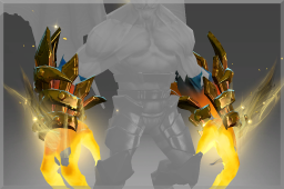 Inscribed Golden Shadow of the Dark Age