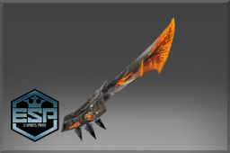 Inscribed Blade of Burning Turmoil