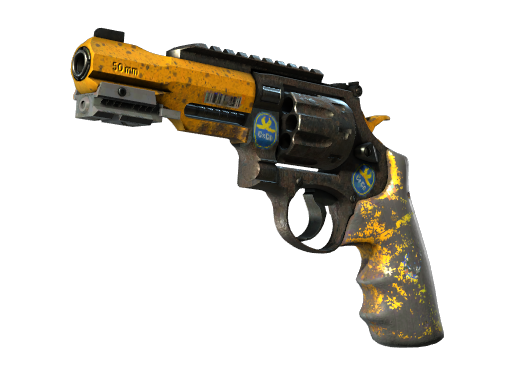 StatTrak™ R8 Revolver | Banana Cannon (Battle-Scarred)