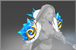 Inscribed Mantle of the Blueheart Sovereign