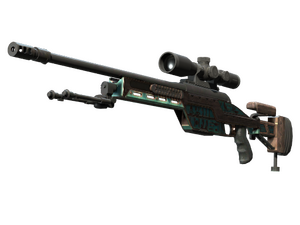 Souvenir SSG 08 | Azure Glyph (Field-Tested)