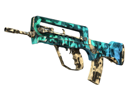 Souvenir FAMAS | Waters of Nephthys (Battle-Scarred)