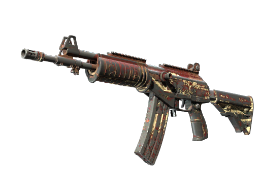 Galil AR | Crimson Tsunami (Battle-Scarred)