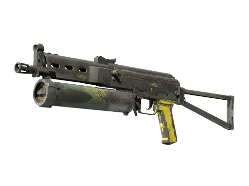 StatTrak™ PP-Bizon | Jungle Slipstream (Battle-Scarred)