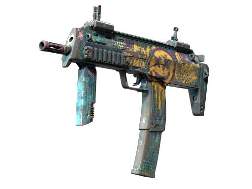 StatTrak™ MP7 | Just Smile (Battle-Scarred)