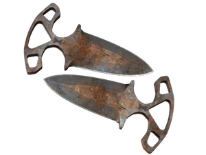 ★ StatTrak™ Shadow Daggers | Rust Coat (Battle-Scarred)
