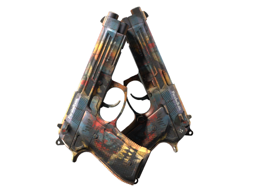 StatTrak™ Dual Berettas | Hideout (Minimal Wear)