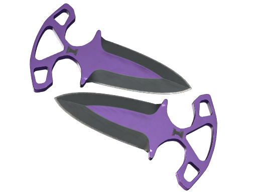 ★ Shadow Daggers | Ultraviolet (Well-Worn)
