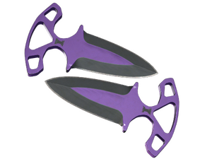 ★ StatTrak™ Shadow Daggers | Ultraviolet (Well-Worn)