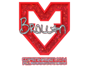 Sticker | Brollan (Glitter) | Copenhagen 2024
