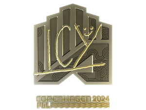 Sticker | ICY (Gold) | Copenhagen 2024