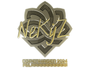 Sticker | NEKiZ (Gold) | Copenhagen 2024