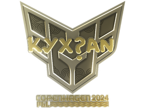 Sticker | kyxsan (Gold) | Copenhagen 2024