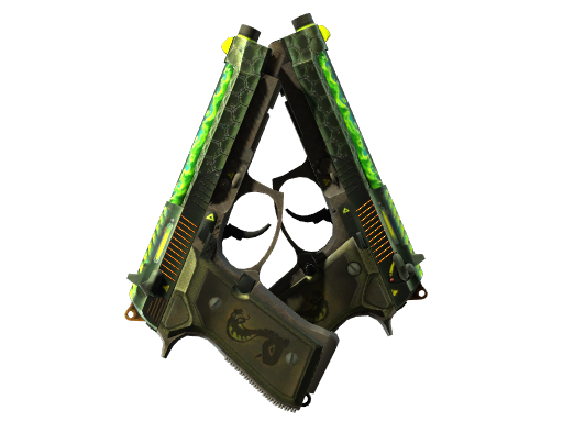 StatTrak™ Dual Berettas | Cobra Strike (Factory New)