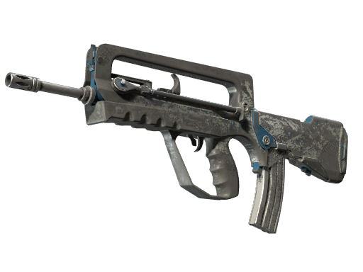 FAMAS | Halftone Wash (Battle-Scarred)