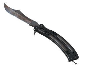 ★ ST™ Butterfly Knife | Rust Coat