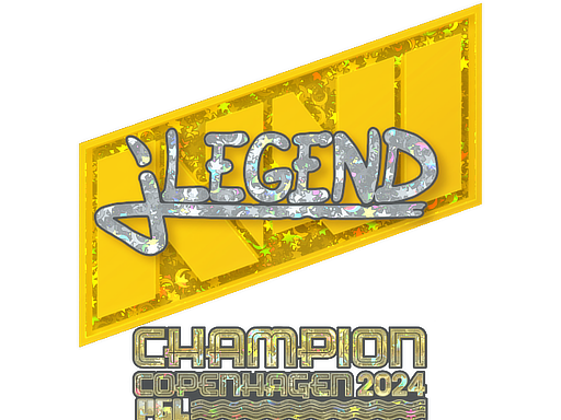 Sticker | jL (Glitter, Champion) | Copenhagen 2024