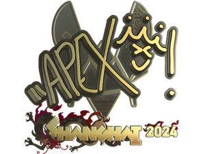 Sticker | apEX (Gold) | Shanghai 2024