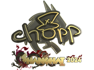 Sticker | chopper (Gold) | Shanghai 2024