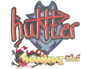 Sticker | huNter- (Holo) | Shanghai 2024