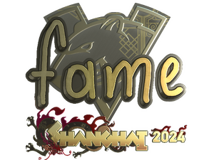 Sticker | fame (Gold) | Shanghai 2024