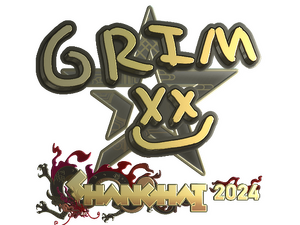 Sticker | Grim (Gold) | Shanghai 2024