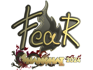 Sticker | fEAR (Gold) | Shanghai 2024