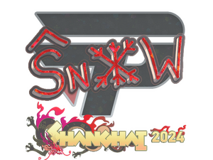 Sticker | snow (Glitter) | Shanghai 2024