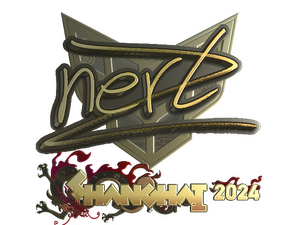 Sticker | NertZ (Gold) | Shanghai 2024