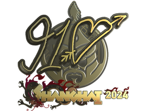 Sticker | 910 (Gold) | Shanghai 2024