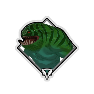 Gold Crownfall Sticker - Leviathan