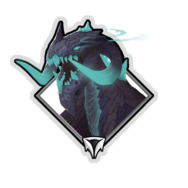 Gold Crownfall Sticker - Zaug