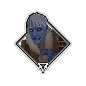 Holo Crownfall Sticker - Nezzo the Merchant