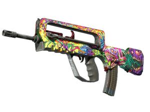 StatTrak™ FAMAS | Bad Trip (Battle-Scarred)