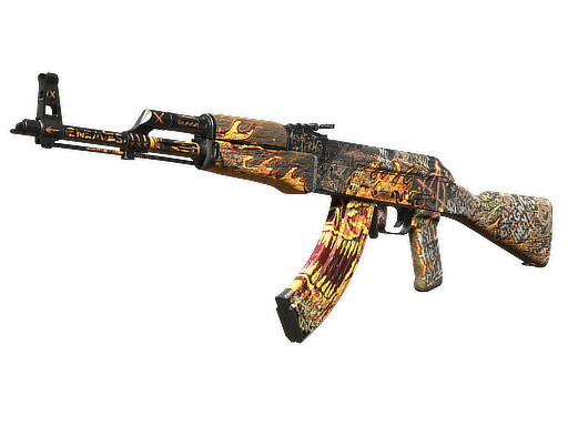 StatTrak™ AK-47 | Searing Rage (Minimal Wear)