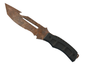 ★ ST™ Survival Knife | Rust Coat