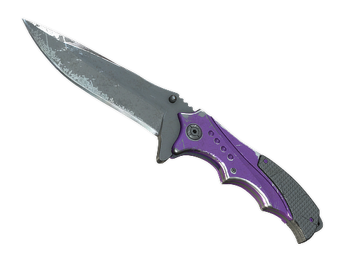 ★ StatTrak™ Nomad Knife | Ultraviolet (Battle-Scarred)